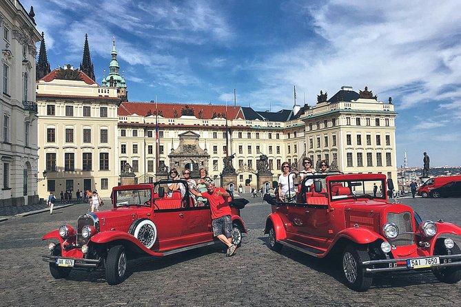 1,5 hour oldtimer convertible Prague sightseeing tour - Hotel Pickup in a Prague Old Car: The Part That Sets the Tone