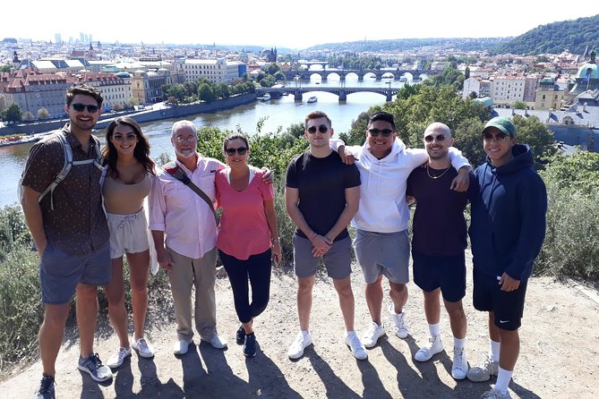 7 BEST VIEWS - PRAGUE eBIKE TOUR - The riverside finish: St Nicholas, Rudolfinum, Kafka, and Lennon Wall