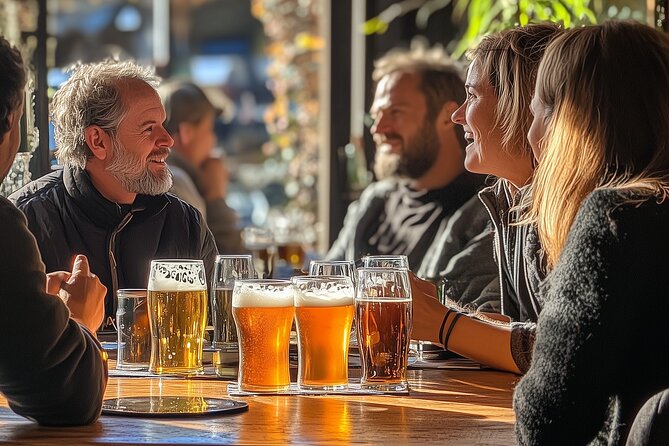 Alternative bar tour with dinner in the art district - Start at Náměstí Republiky and Get to the Real Beer Scene