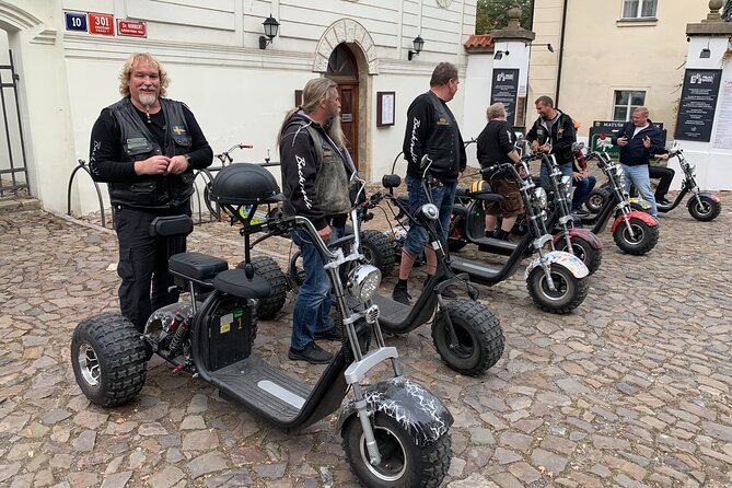 Amazing !!! Electric Trike Tour of Prague, live guide included - Safety training on cobblestones: what to expect and how to prepare
