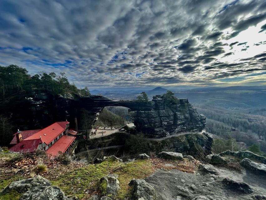 Bohemia & Saxon Switzerland Winter Day Tour from Prague - Stop 1: Walking Bastei Bridge on the German side of Saxon Switzerland