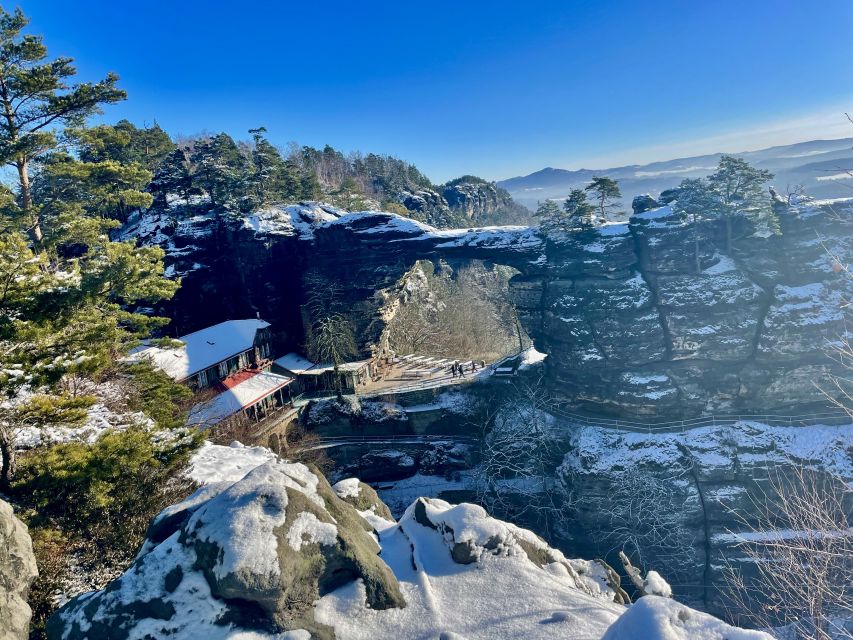 Bohemia & Saxon Switzerland Winter Day Tour from Prague - Practical pace: pickup times, van rides, and the 8 vs 10-hour mismatch
