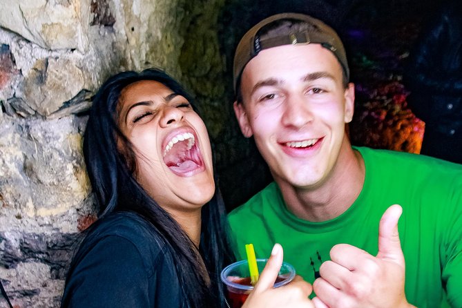 Clock Tower Bar Crawl ending at Prague's BIGGEST rooftop CLUB - The middle stops: 2–3 local bars plus welcome shots