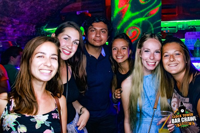 Clock Tower Bar Crawl ending at Prague's BIGGEST rooftop CLUB - Meeting point at Karlova 184/12 and the 8:30 pm timing