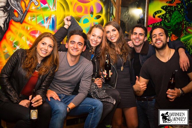 Drunken Monkey Pub Crawl with Open Bar & Club Entry - After 10pm: Prague rules change the tour feel