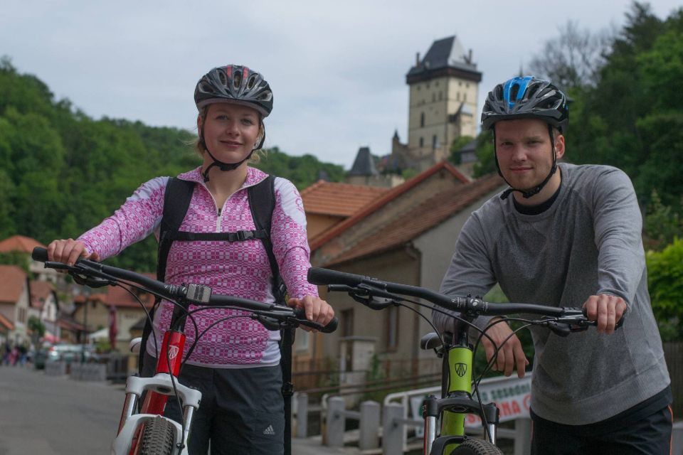 E-Bike Full-Day Trip From Prague:The Mighty Karlstejn Castle - Hotel pickup plus traffic-free riding: the real value of the start