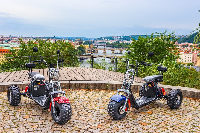 Electric Trike Tour in Prague - City Sightseeing & Fun Riding - Powder Tower to Letná Park: Moving From Landmarks to Views