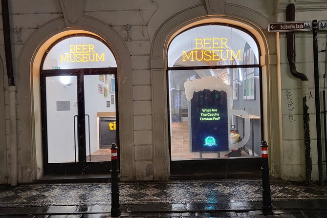 Enjoy 3 beers in Czech Beer Museum - Bottling your own souvenir: fun labels and real-world timing