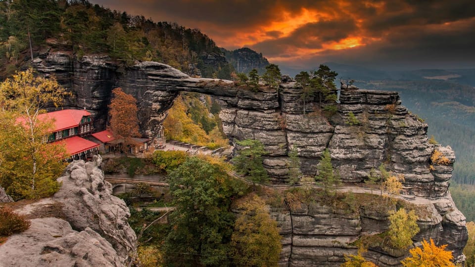 From Prague: Bohemian & Saxon Switzerland Iconic Day Trip - Pravčická Brána: Time at the Iconic Arch Without the Rush