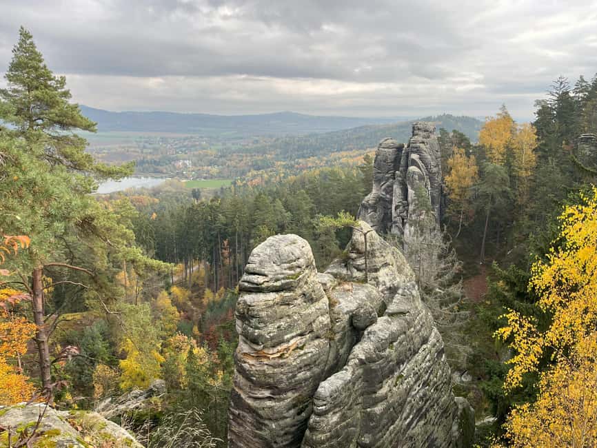 From Prague: Hike, Castle and Brewery in Bohemian Paradise - Prachovské skály rock labyrinth hike: easy pace, real traction, big photo moments
