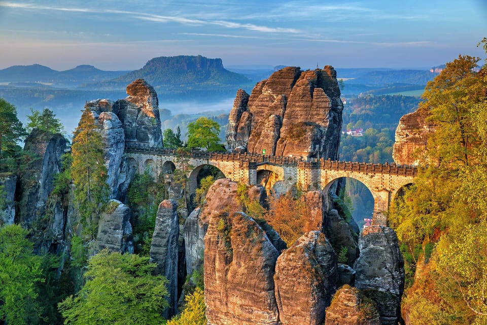 From Prague: Tour to Saxon and Bohemian Switzerland - Winter alternative: Tisa Rocks when the gorges aren’t the focus (November to March)