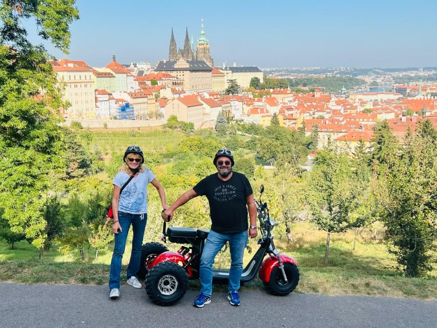 Grand City Tour on Electric Trike in Prague - Live Guided - Starting at Štěpánská 55: training, rules, and how the day flows