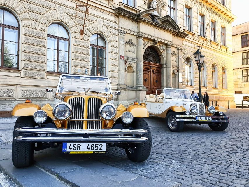 Prague: 1-Hour Vintage Car Tour - Optional champagne and roses: the romantic upgrade you can actually use