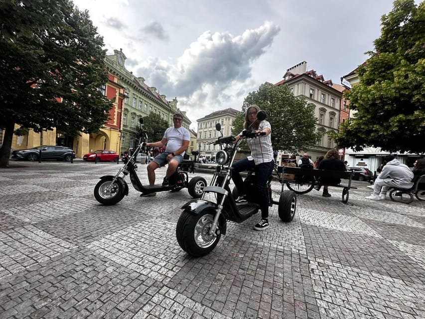 Prague: 2 hours FUN TRIKE tour in Prague with guide - Price and Value for 2 Hours on a $77 E-Trike
