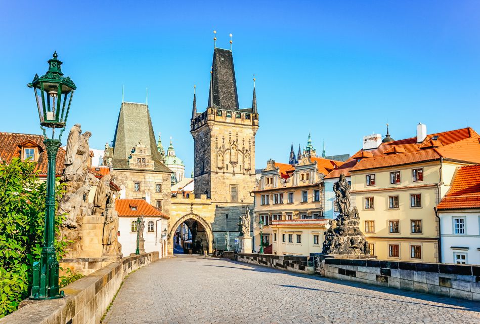 Prague: 3-Hour Beer Tour and Traditional Czech Dinner - Charles Bridge meetup: finding the orange-umbrella guide
