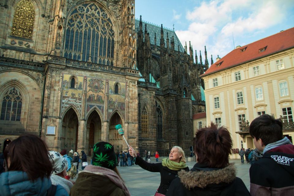Prague: 3-Hour Old Town and Prague Castle Tour in German - Tram uphill to Prague Castle: saving your legs for the real climb