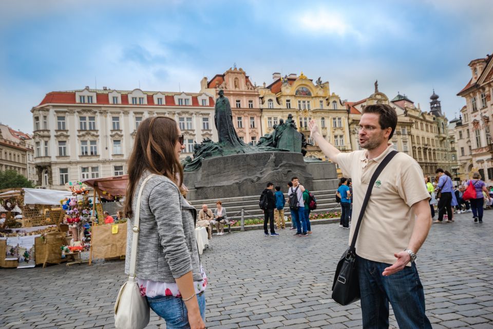 Prague: 3-Hour Walking Tour of Old Town & Prague Castle - Hradčany Square photo stop with context