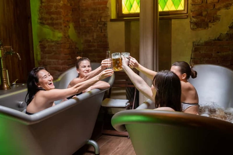Prague: Beer and Wine Spa Bath with Salt Cave Experience - Beer Bath vs Wine Bath: Picking Your Soak