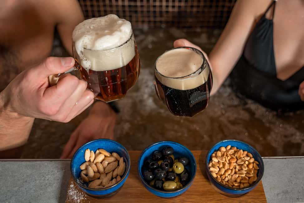 Prague: Beer Spa Experience with Unlimited Beer and Sauna - Your Private Room Setup: Ceramic Whirlpool, Sauna, and Shower