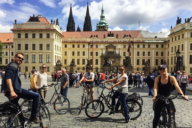 Prague Bike Tour - Stunning Viewpoints, Castle, City & Park - National Theater and Wenceslas Square: finishing with two Prague icons