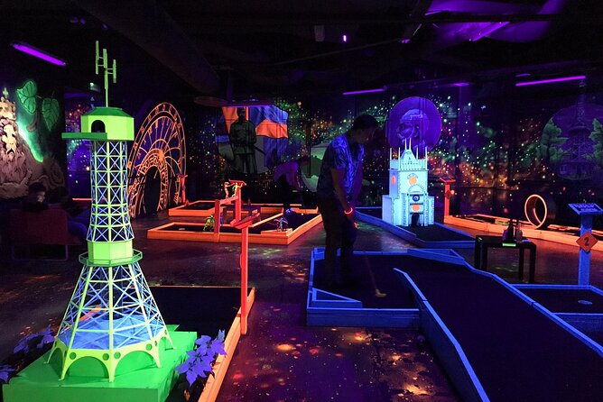 Prague Black Light Mini Golf Admission Ticket - Tickets, mobile entry, and WiFi: the small stuff that prevents stress