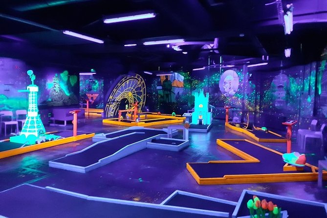 Prague Black Light Mini Golf Admission Ticket - Price and value: $16.90 for fun that lasts longer than you expect