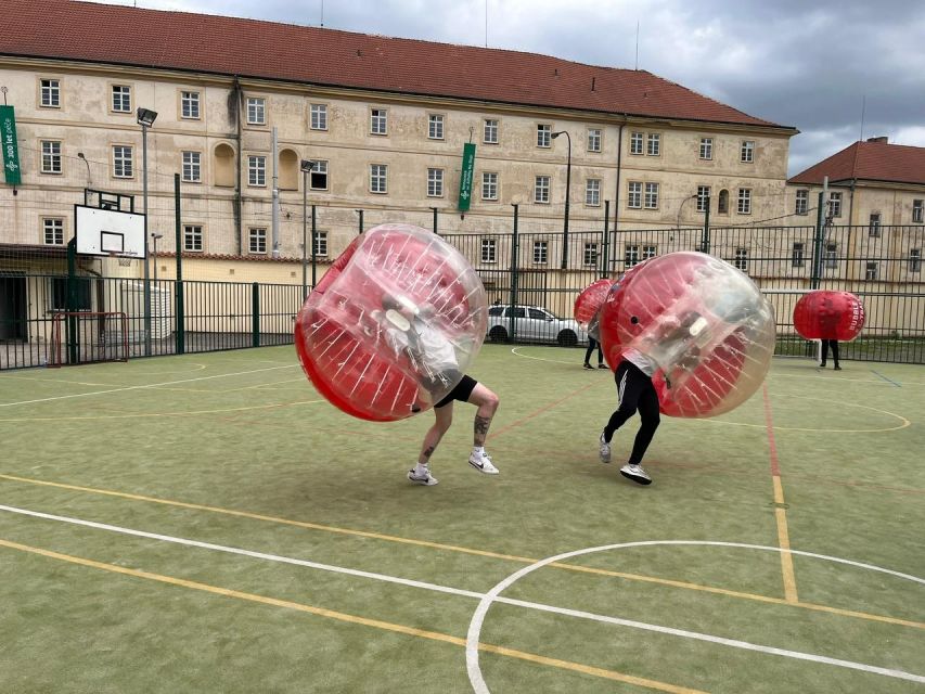 Prague: Bubbles football in city centre of Prague - Key things I’d zero in on