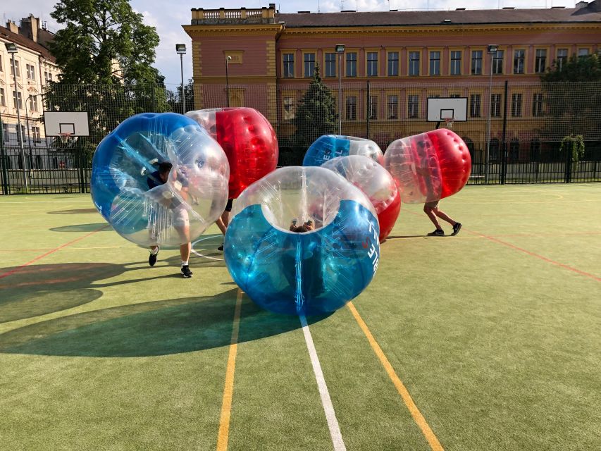 Prague: Bubbles football in city centre of Prague - The One-Hour Game Flow: From Starting Positions to Referee-Controlled Chaos