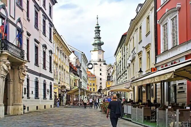 Prague-Budapest One-Way Sightseeing Day Tour - Stop 2: Bratislava Old Town’s medieval lanes and castle views