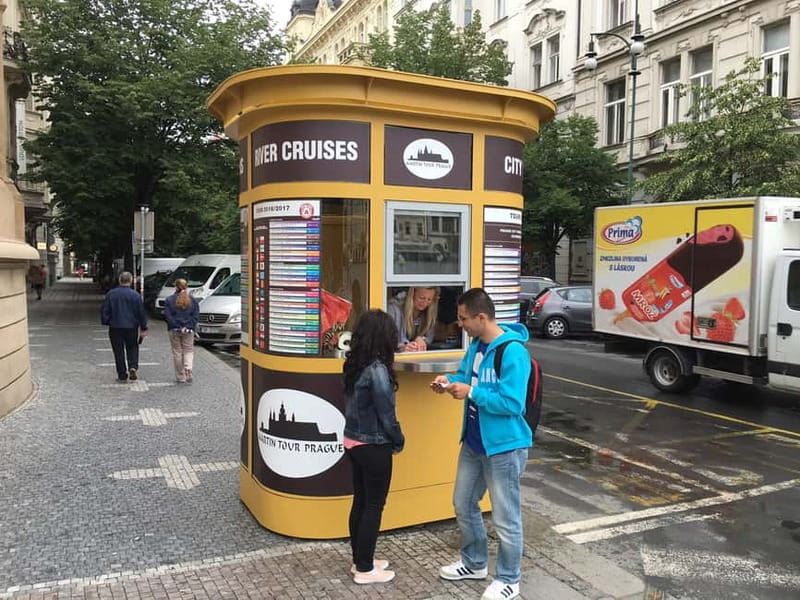 Prague: Bus and Boat Tour - The bus ride through Old Town and New Town (with headphones)