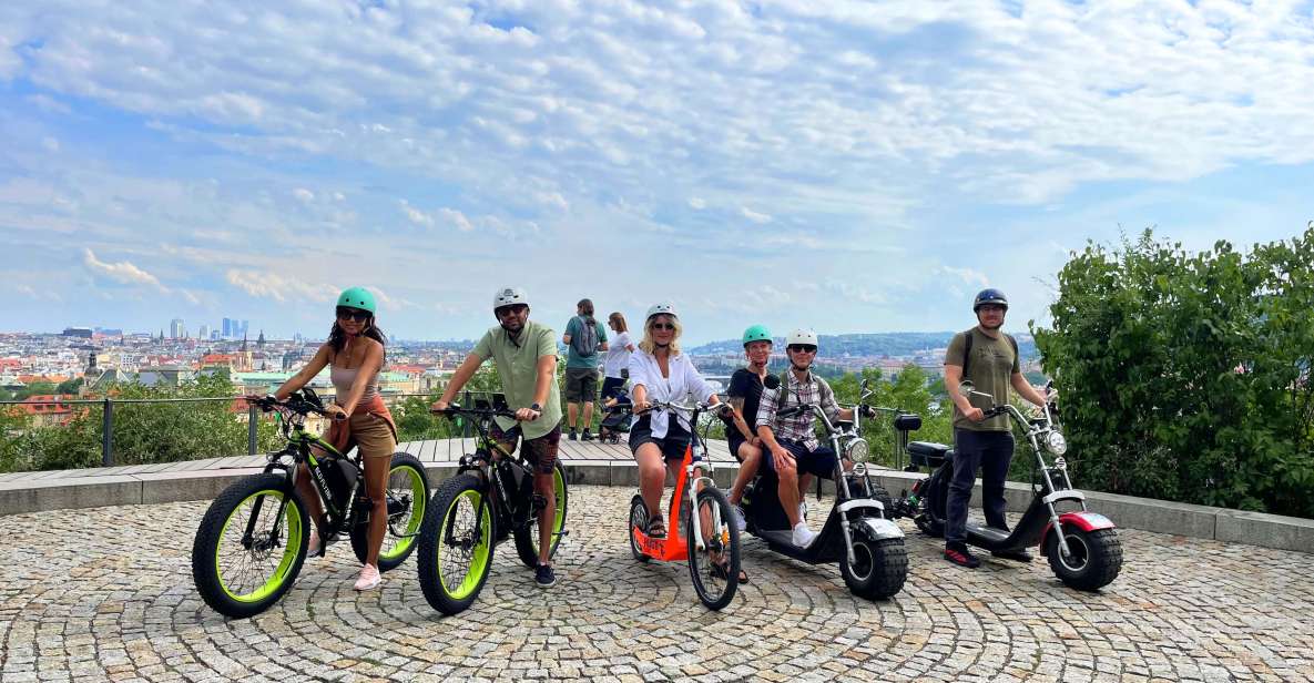 Prague: City Viewpoints Tour by Electric Fat Bike - Castle District and Strahov Monastery: Scenic Stops With a Story Beat