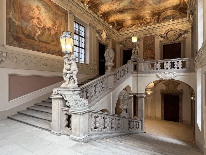Prague: Clam-Gallas Palace Entry Ticket with Audio Guide - Marble Hall and the Chinese Lounge: airy wow without the fuss