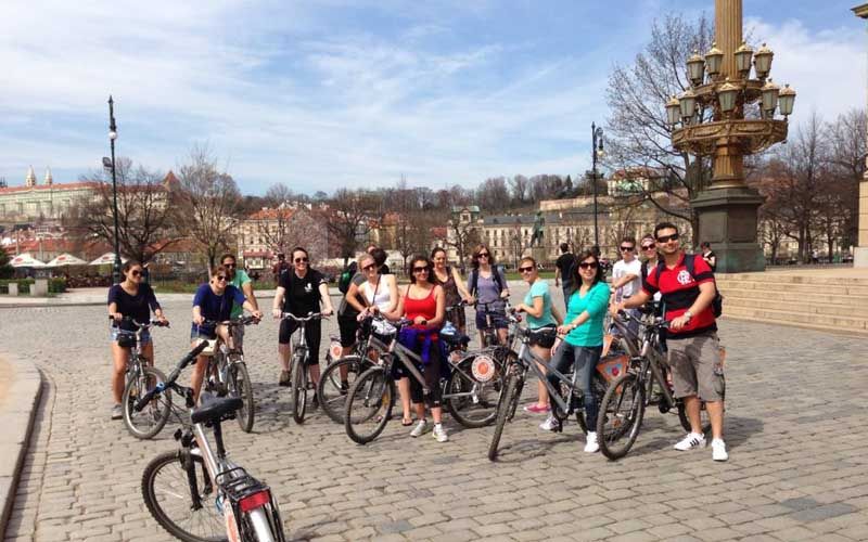 Prague: Classic City Bike Tour - Old Town Square and Municipal House: The Story Starts Right