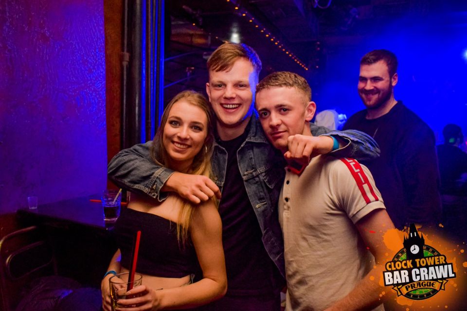Prague: Clock Tower Bar Crawl with Drinks and Shots - Bar Hopping With Welcome Shots: What Changes After Stop One