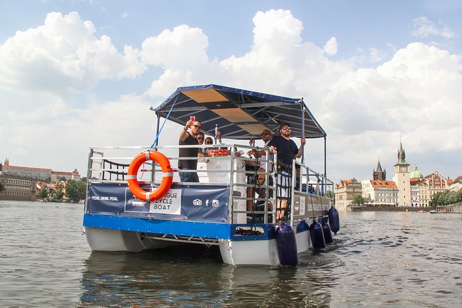 Prague Cycle Boat - The Swimming Beer Bike - Vltava Beach Start: Where the Trip Gets Going
