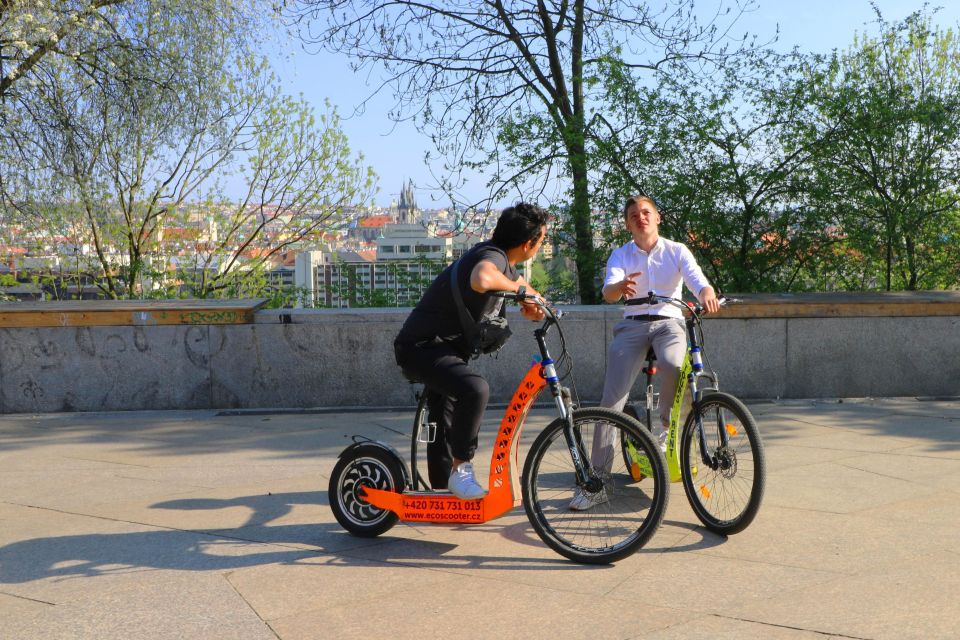 Prague: E-Bike/E-Scooter Viewpoint Tour - Price and value: $29 for a 1–3 hour Prague shortcut