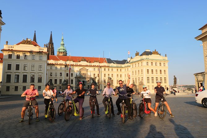 Prague: electric scooter & E-bike guided tour - Prague Castle, Strahov, and Petrin: what you actually get