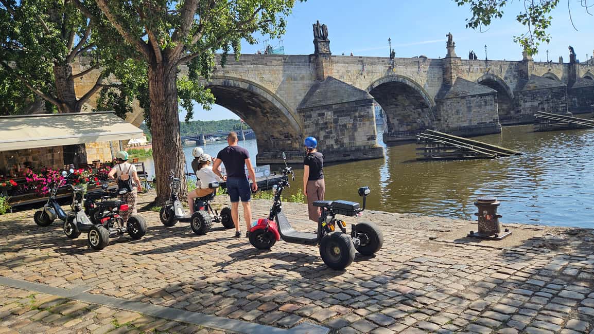 Prague: Electric Trike Viewpoints Tour - Meet the trikes: simple control, serious safety