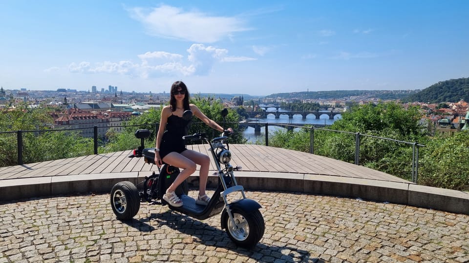 Prague: Electric Trike Viewpoints Tour - Starting point and pre-ride perks near the Embassy of Japan