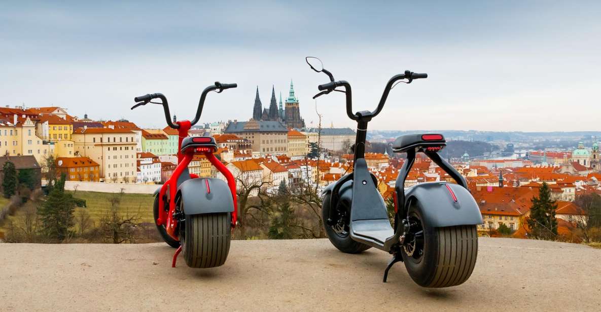 Prague: Fat Tire E-Scooter Guided Tour - Charles Bridge and the river approach: the perfect opener