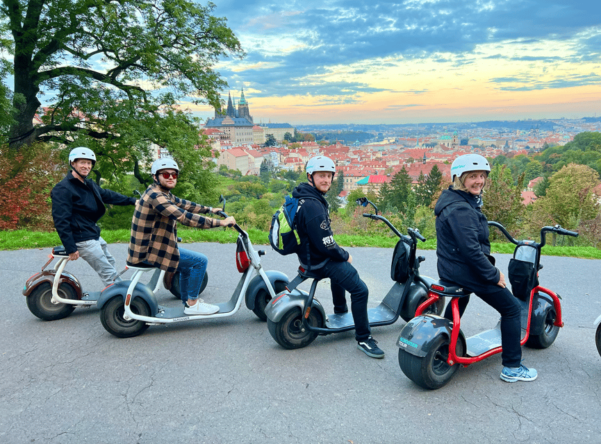 Prague: Fat Tire E-Scooter Guided Tour - Prague Castle and Strahov Monastery: bigger sights with breathing room