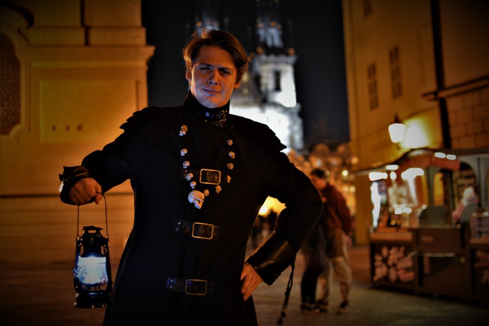 Prague: Ghosts, Legends, Medieval Underground & Dungeon Tour - Tour style and guide energy: costumed storytelling that keeps pace