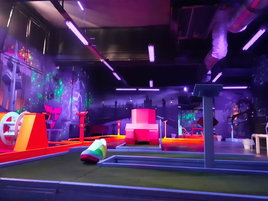Prague: Glow Golf Mini Golf Game by UV Light - Beyond Mini Golf: Table Games as Your Plan B (or Your Victory Lap)