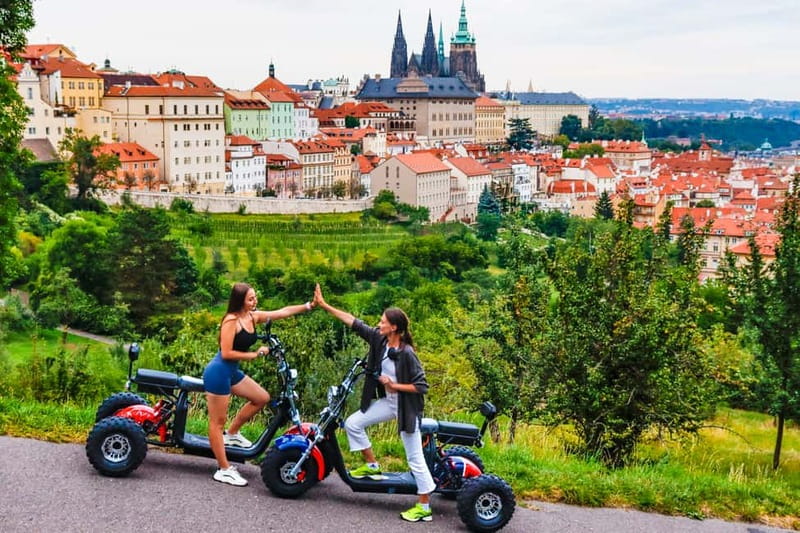 Prague: Guided Sightseeing Tour by Electric Trike - John Lennon Wall to Charles Bridge: where photos meet personality