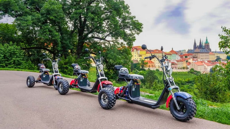 Prague: Guided Sightseeing Tour by Electric Trike - Old Town Square and the end back at the garage