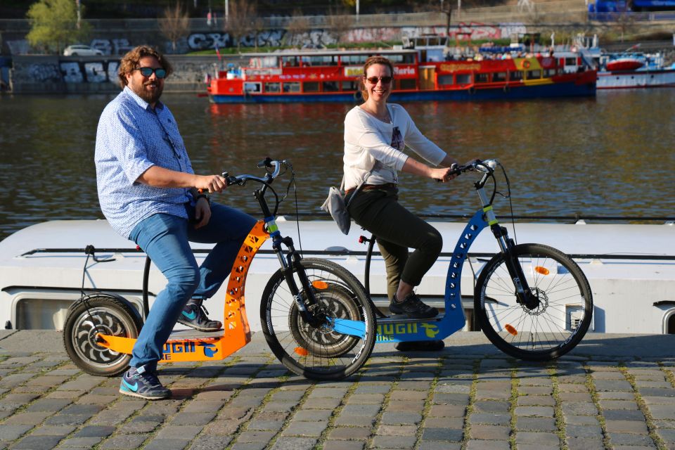 Prague: Highlights Tour on e-Scooter or eBike - The ride begins by the Vltava: river calm, then hill views