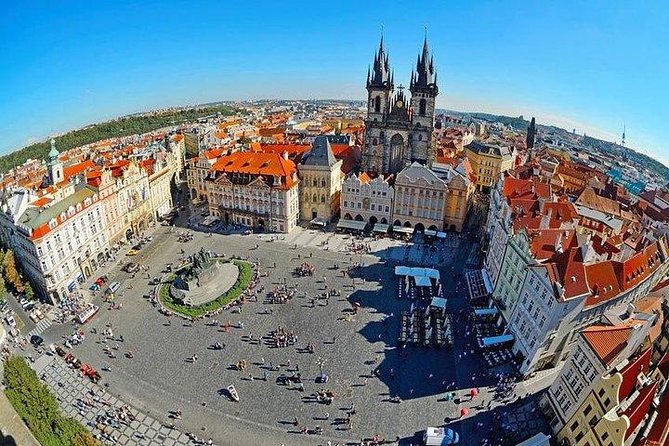 Prague Old Town tour and external Jewish Quarter - Wenceslas Square and the Wenceslas Monument: power, resistance, and memory