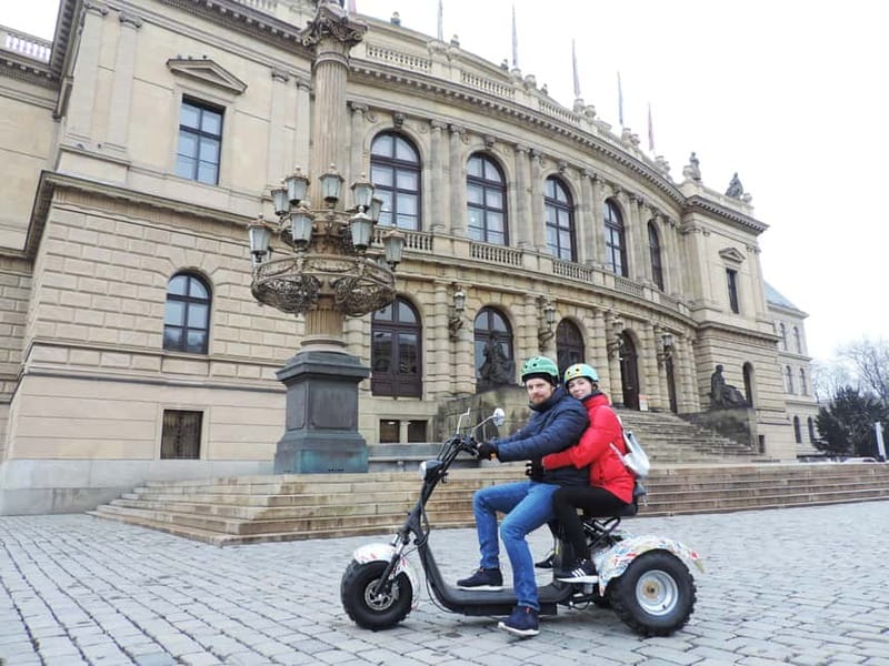 Prague: Panoramic Viewpoints Guided Electric Tricycle Tour - Price and value: a trike tour that’s cheaper than it feels