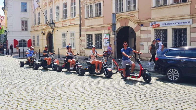 Prague: Panoramic Viewpoints Guided Electric Tricycle Tour - Getting started at Euro Segway Prague Tours and your trike practice