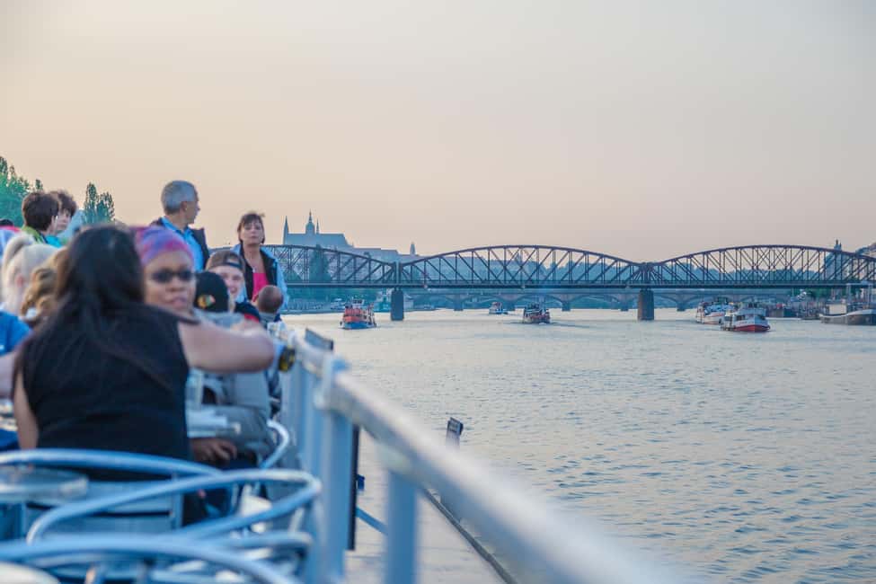 Prague: Panoramic Vltava River Cruise - Comfort on board: heated seats in winter, cool air in summer